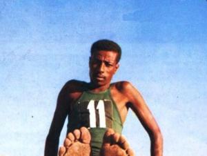 Abebe Bikila, el campeón descalzo